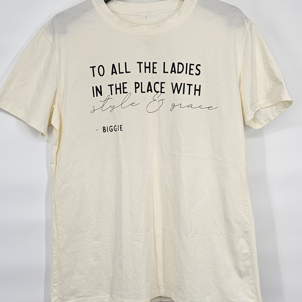 Women's Notorious B.I.G. Tee Large NWOT